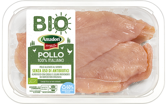 Petto di pollo a fette sottile Bio