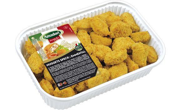 Chicken nuggets with Speck and Emmenthal - Maxi size