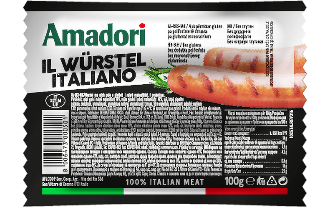 Evviva chicken/turkey frankfurter - 100 g