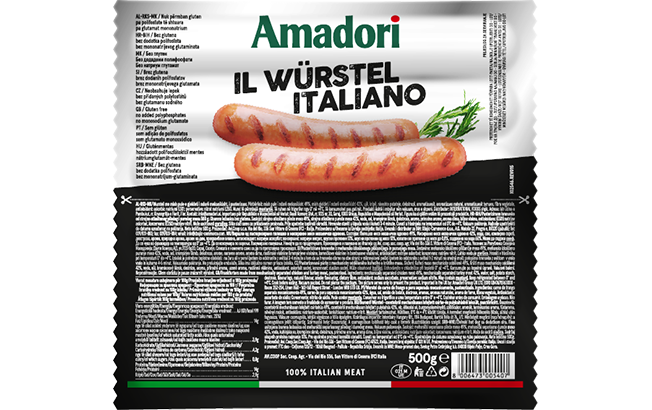 Evviva chicken/turkey frankfurter - 500 g