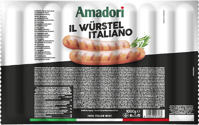 Evviva chicken/turkey frankfurter - 1 kg