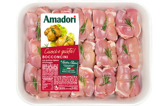 Chicken mini-roulades with cheese