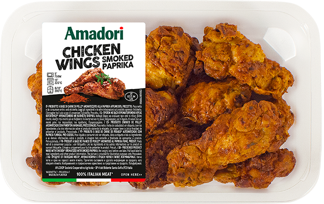 Smocked parika chicken wings