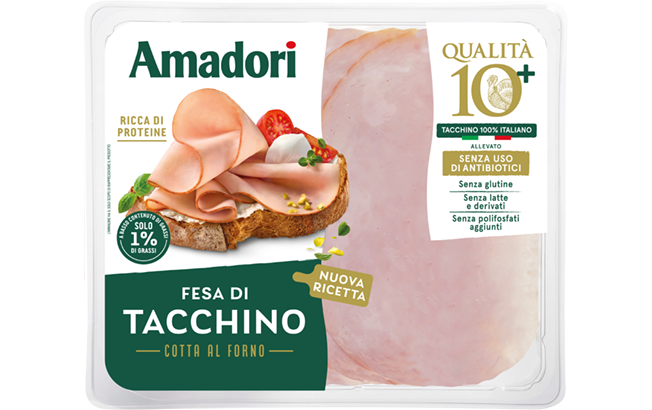 Roast turkey breast in slices