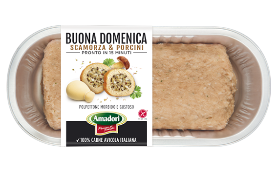 Queso scamorza y setas boletus