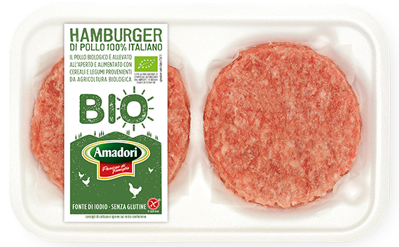 Hamburger di pollo Bio