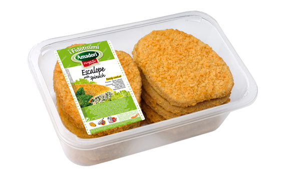 Escalope with Spinach