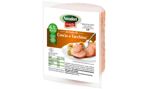 Muslo de pavo asado