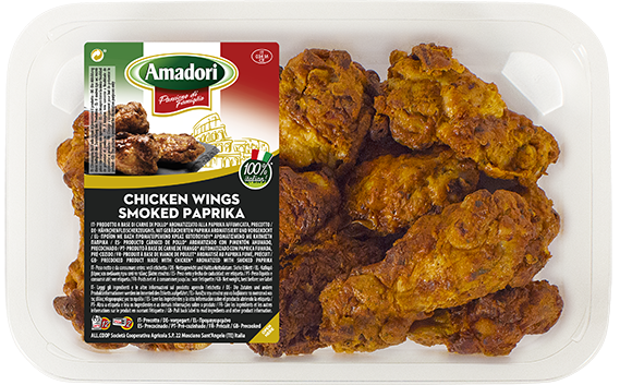 Smocked parika chicken wings